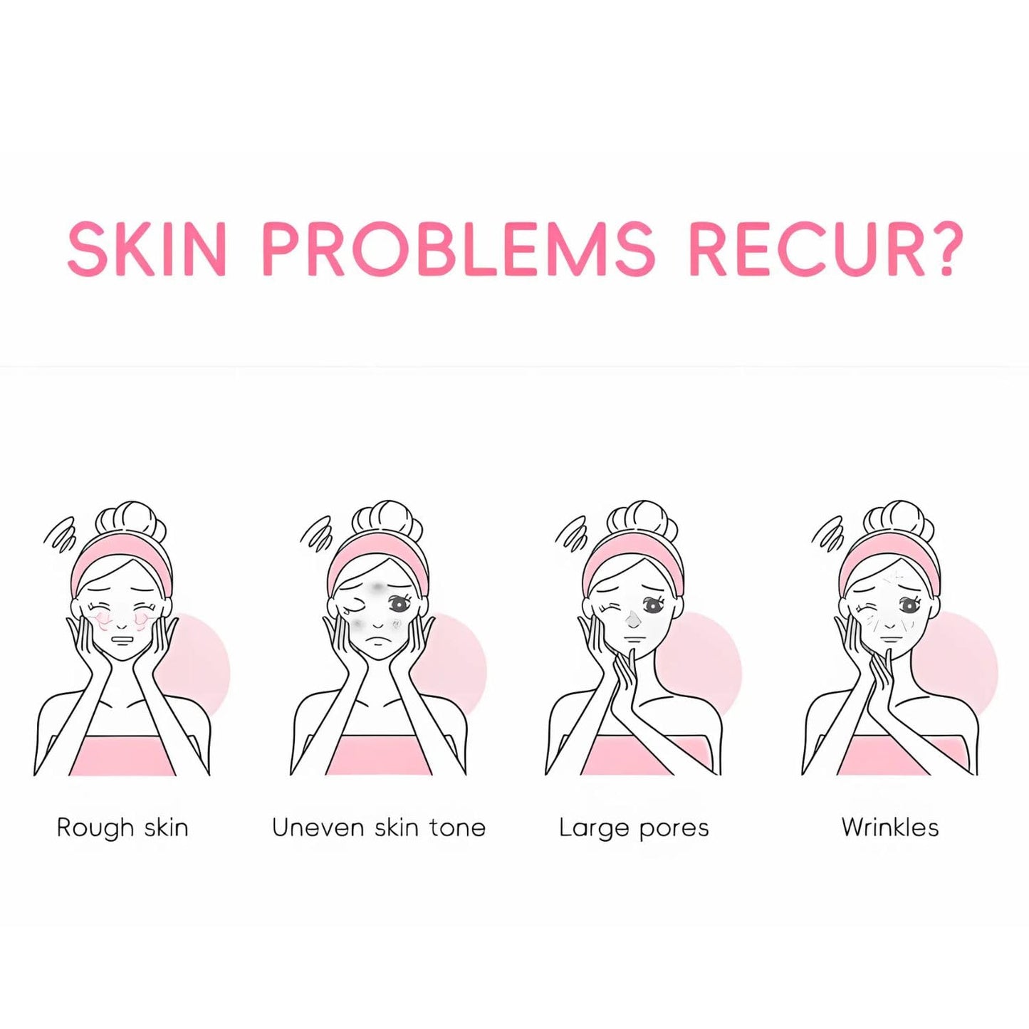 JazzyPlace Japanese Skin Care Set ā Infused with Cherry Blossom Extract, Collagen Set for Kids with Cleanser,Serum,Cream, Skin Moisturizing Kit for a Soft Glow| Pack of 3