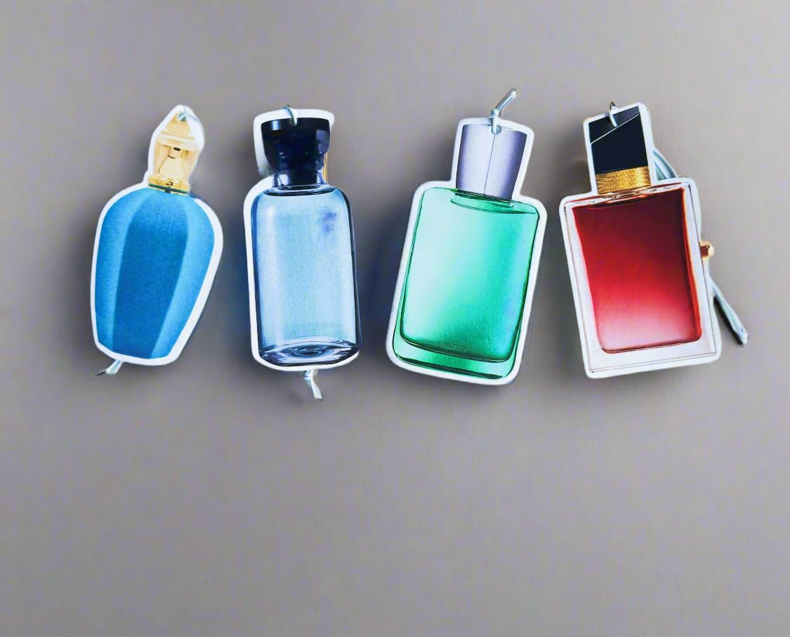 Car Hanging Air Fresheners Long-Lasting Essential Oil Scents for Auto Interior, Rearview Mirror Decor, Odor Elimination & Refreshing Fragrance