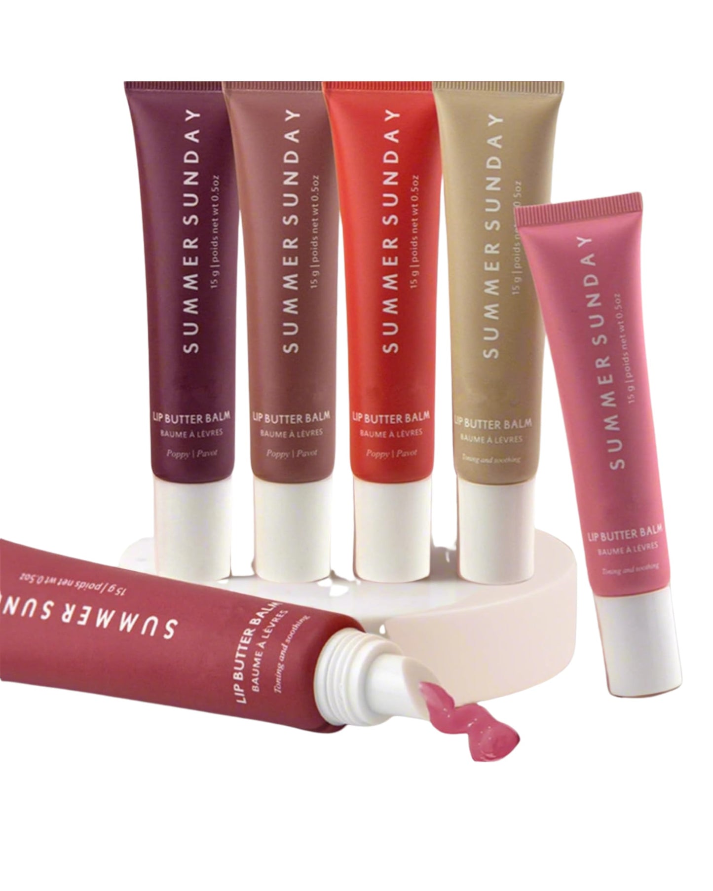 Mineral-Infused Lip Balm Glaze, Plumping Oil Gel, Moisturizing Formula, 0.5 oz