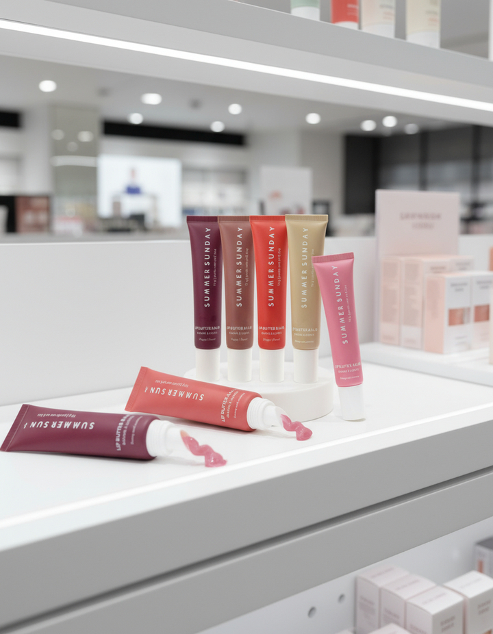 Mineral-Infused Lip Balm Glaze, Plumping Oil Gel, Moisturizing Formula, 0.5 oz