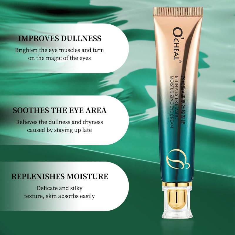 ENGBO Eye Repair Cream with Retinol, Hyaluronic Acid, and Caffeine for Under Eye Bags and Dark Circles