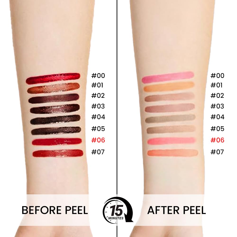 JUAAZIN Silky Smooth Retractable Matte Lip Liner Pencil for Women, Long Lasting, All Skin Types