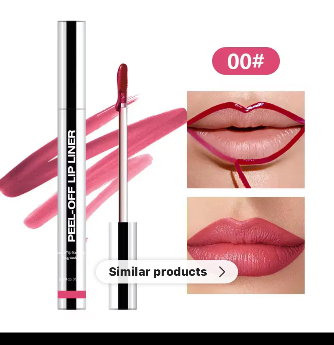 Peel Off Lip Stain, Waterproof & Transfer-Proof Lip Tint, 7 Colors, Long Lasting Matte Finish, Non-Stick Cup Lip Liner