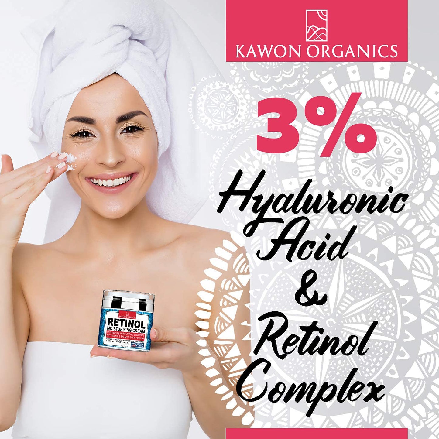 Kawon Organics Retinol Moisturizing Cream