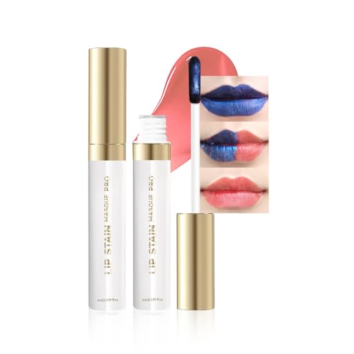 Hxssll Matte Lip Gloss Peel Off Masque - Peel Off Lip Stain Tattoo,Peel Off Lip Tint,Long Lasting Waterproof Transfer-proof Lip Mask Lip Stain Peel Off Lip Gloss,Stay Lip Makeup.