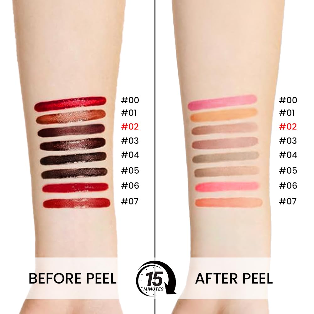 JUAAZIN Silky Smooth Retractable Matte Lip Liner Pencil for Women, Long Lasting, All Skin Types