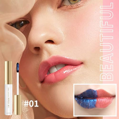 Hxssll Matte Lip Gloss Peel Off Masque - Peel Off Lip Stain Tattoo,Peel Off Lip Tint,Long Lasting Waterproof Transfer-proof Lip Mask Lip Stain Peel Off Lip Gloss,Stay Lip Makeup.