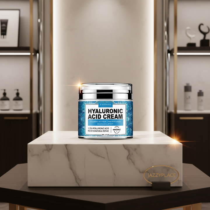 JazzyPlace Hyaluronic Retinol Cream for Face - Anti Aging Face Cream, Moisturizer Particle Face Cream For Men & Women - Retinol & Hyaluronic Acid, Instant Face Lift Cream | 1.7 fl oz/50 ml